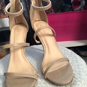 Nude Venus heels